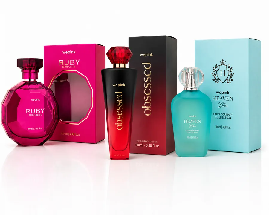KIT TRIO GEMAS REAIS – Ruby Rhodolite + Obsessed + Heaven Blue - Wepink